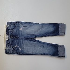 Torrid Jeans/ Cropped Pants size 16 stretch with tears